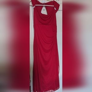 Scarlett Brand Red Bridesmaid Dress